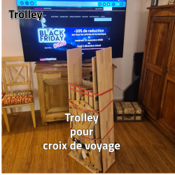 Trolley pour croix de voyage