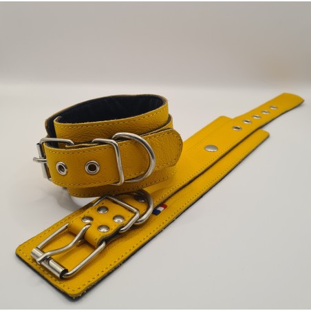 Menottes poignet taille 23.5cm jaune