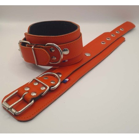Menottes poignet taille 27.5cm orange