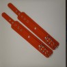 Menottes poignet taille 27.5cm orange