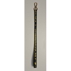 Laisse cuir Serpent Doré