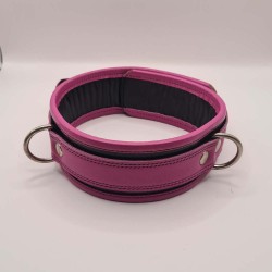 Collier bondage 62 cm Rose