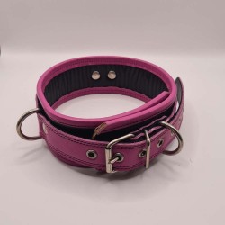 Collier bondage 62 cm Rose