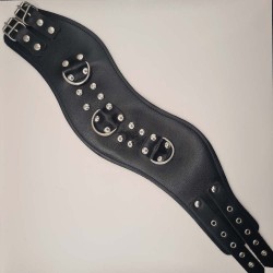 Collier minerve Noir 43cm