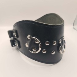 Collier minerve Noir 43cm