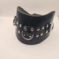 Collier minerve Noir 43cm