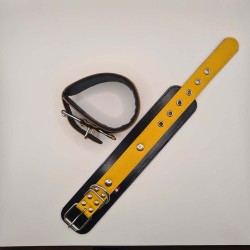 Menottes poignet 26cm noir et jaune