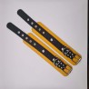 Menottes poignet 23.5cm jaune et noir