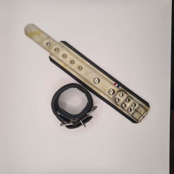 Menottes poignet 24cm gris et jaune