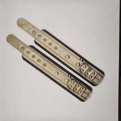 Menottes poignet 24cm gris et jaune