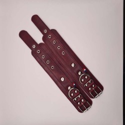 Menottes poignet 24cm bordeau